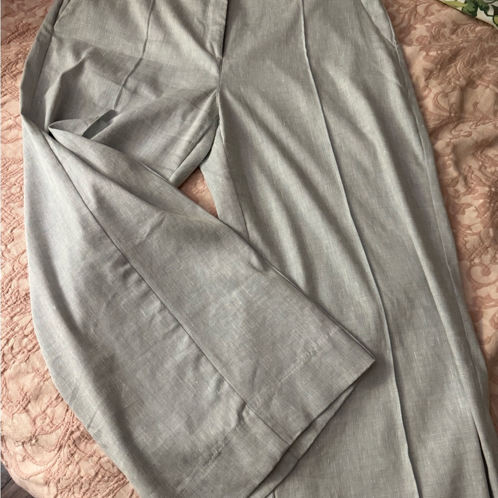 Sigrid Olsen Linen Jacket With Matching Wide Leg … - image 6